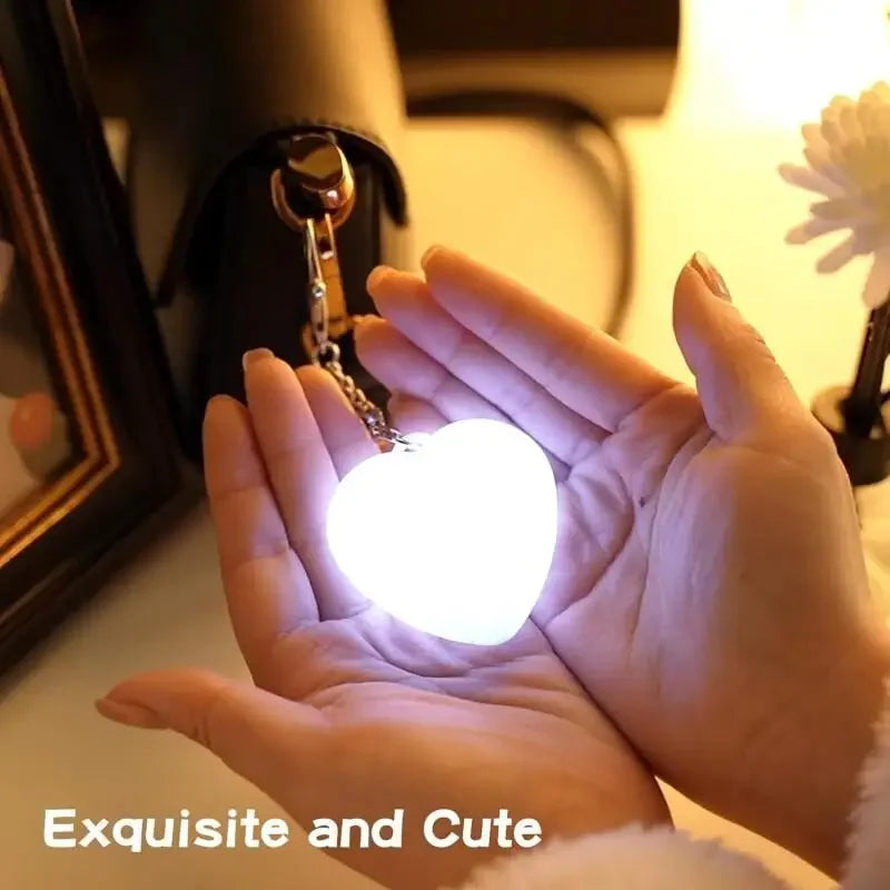 Smart Heart-Shaped Handbag Light – Touch Sensor &amp; Rechargeable