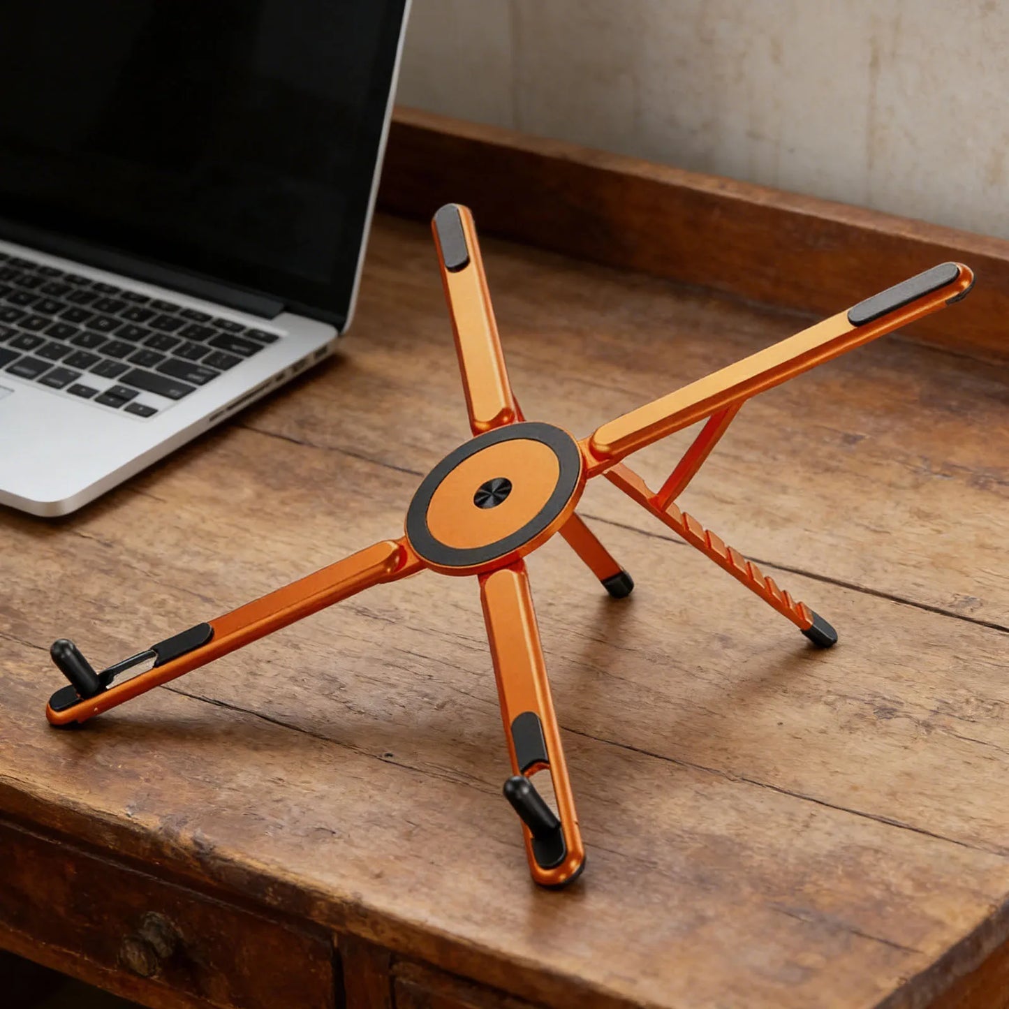 Magnetic Foldable Adjustable Desktop Stand for iPhone, iPad & Laptop