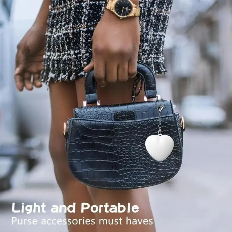 Smart Heart-Shaped Handbag Light – Touch Sensor &amp; Rechargeable