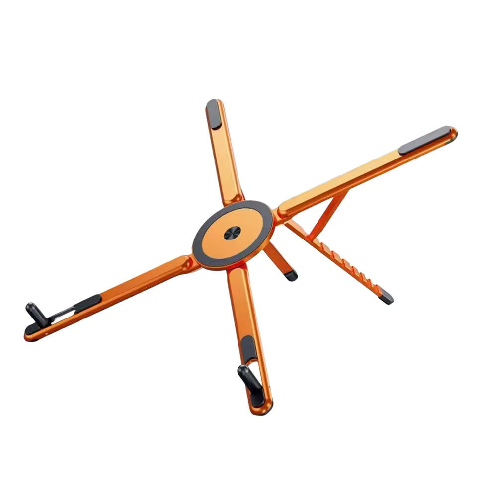 Magnetic Foldable Adjustable Desktop Stand for iPhone, iPad & Laptop