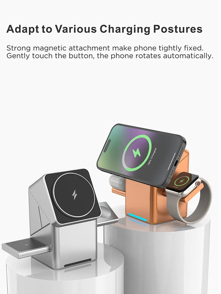 Charging Station 3 in 1 Wireless